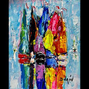 Noir et Voile 10''x8''