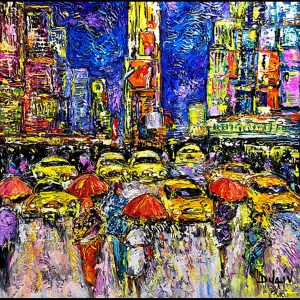 Busy New York 20''x 20''