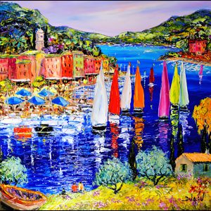 Italy Lake 20x20