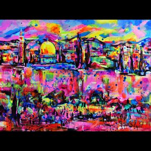 Abstract Jerusalem <em>22'' x 30''</em>