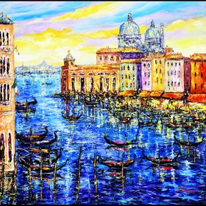 Evening in Venice <em>30'' x 30''</em>
