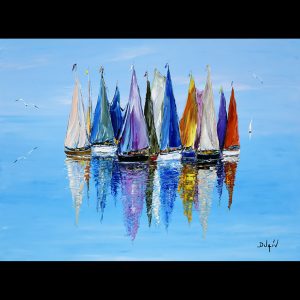 Les Voiles Sereines <em>22'' x 30''</em>