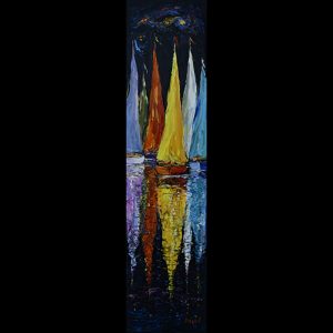 Plaisante Night <em>30'' x 7.5''</em>