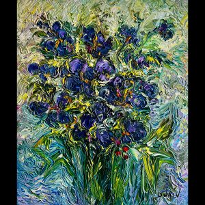 Iris Fraicheur 25''x21''