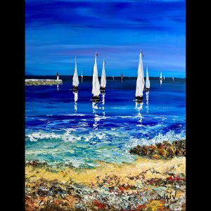 Noir de Bleu 28''x22''