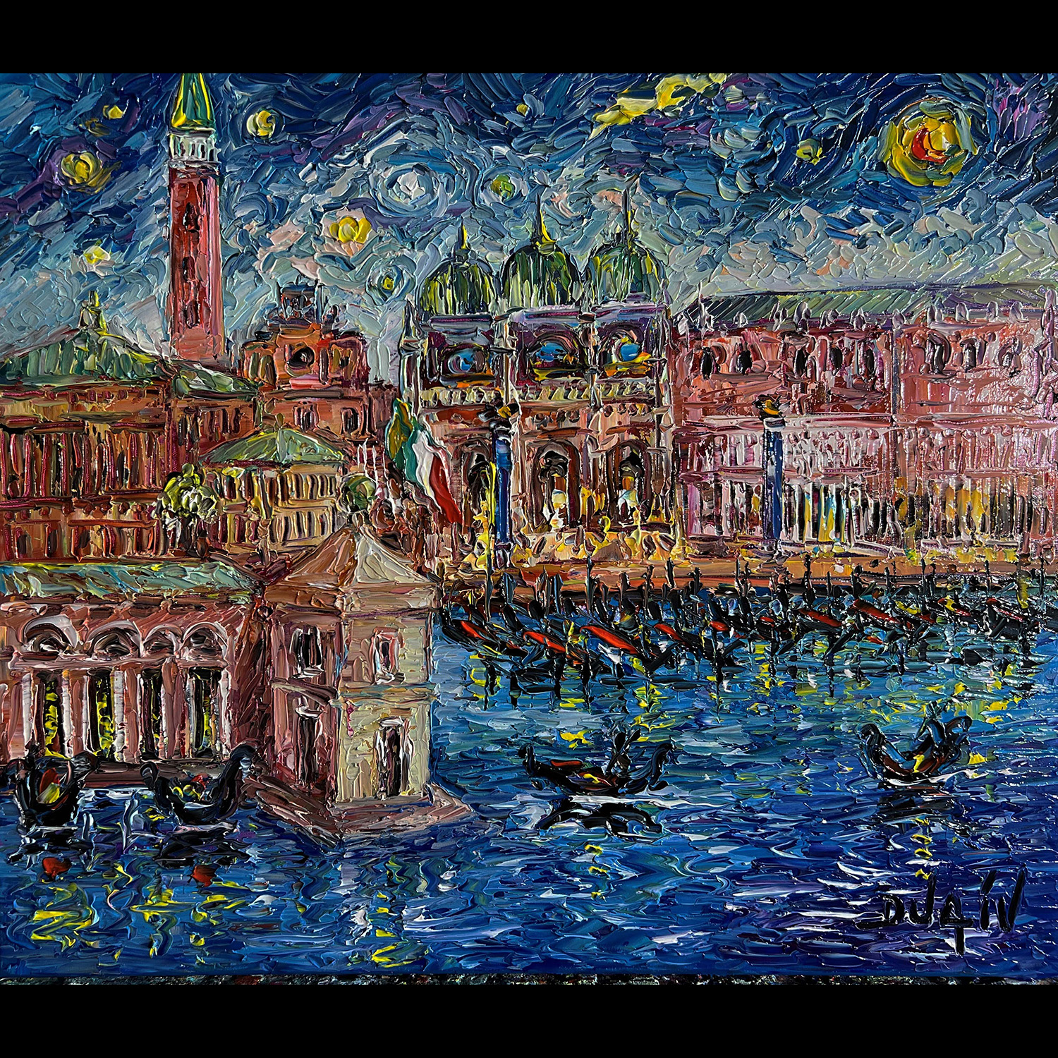 Starry Night at Plaza San Marco 18'''x21''