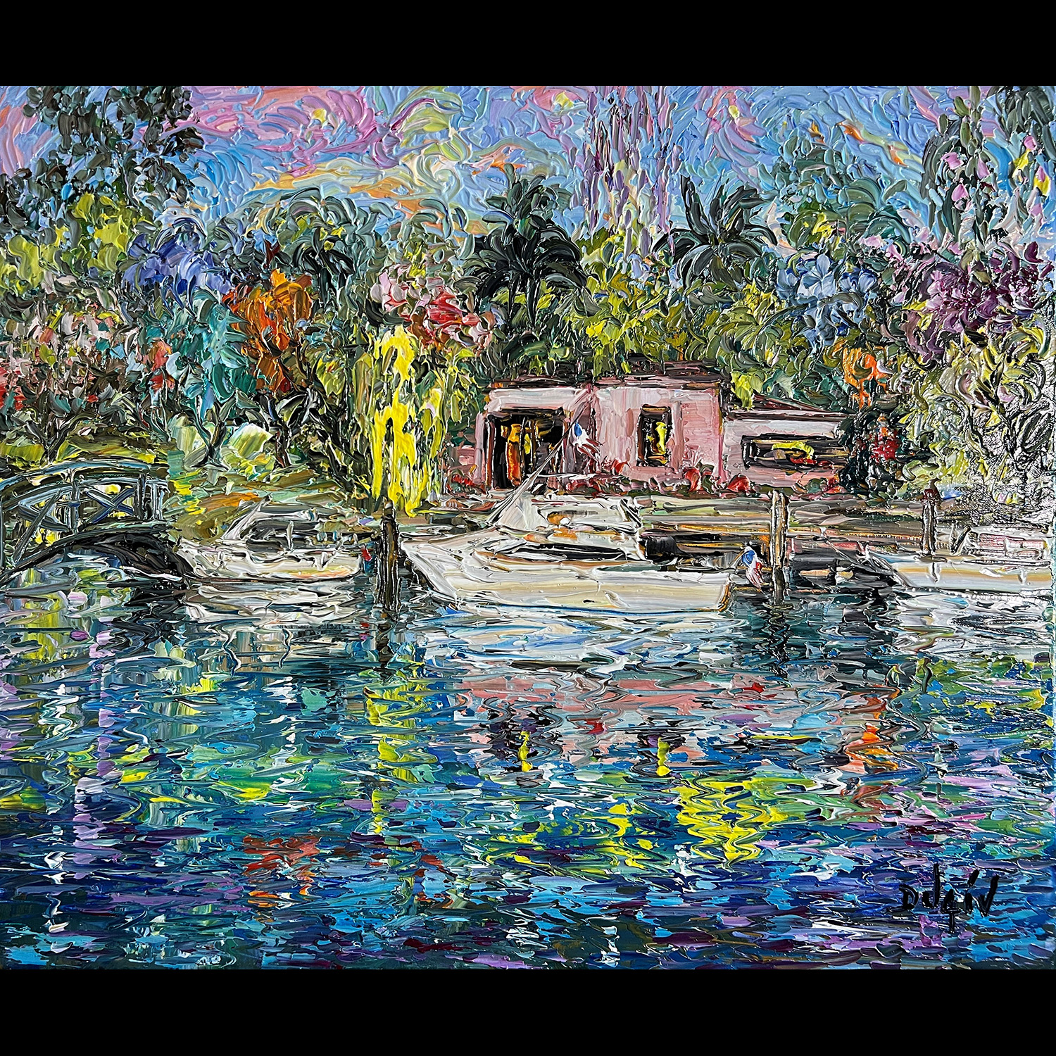River Bridge 21''x25''