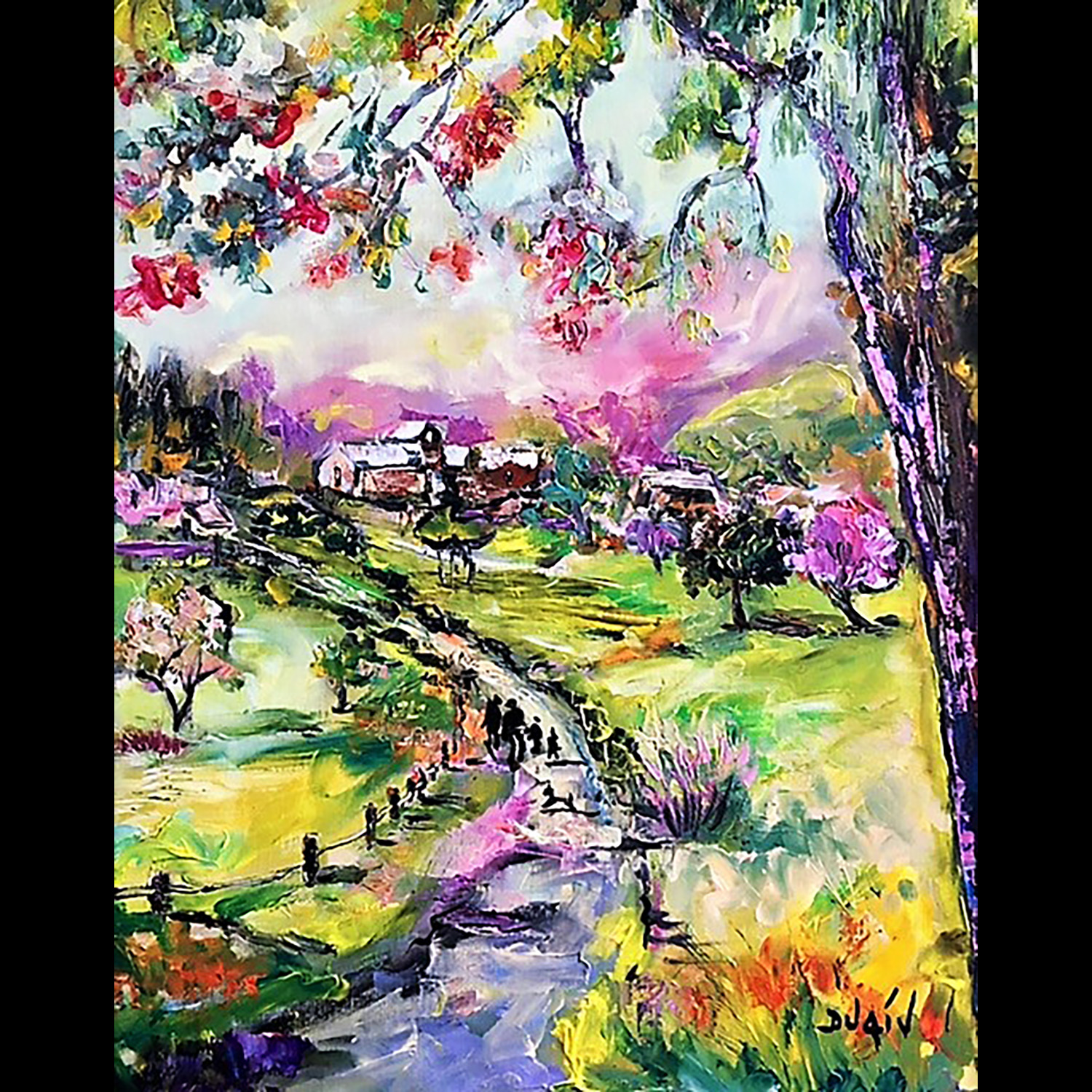 Sous L'arbre 24'' x 19''