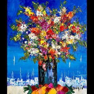 Harbor flowers 24x20