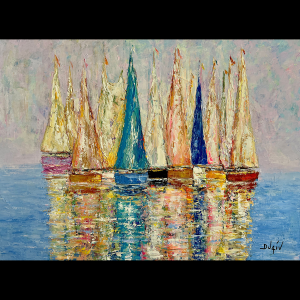 Pastel d 'Eau 38''x51''