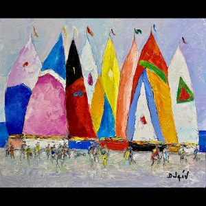 Voiles au Quai 20''x24''