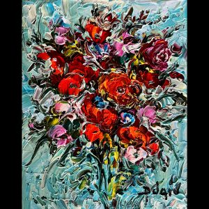 Fond de Turquoise 10''x 8'' - SOLD