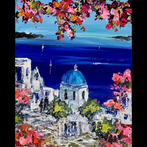 Grece en Bleu 10''x8''