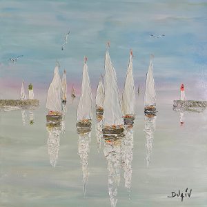 Les voiles en Douceur 27.5 ''x27.5''