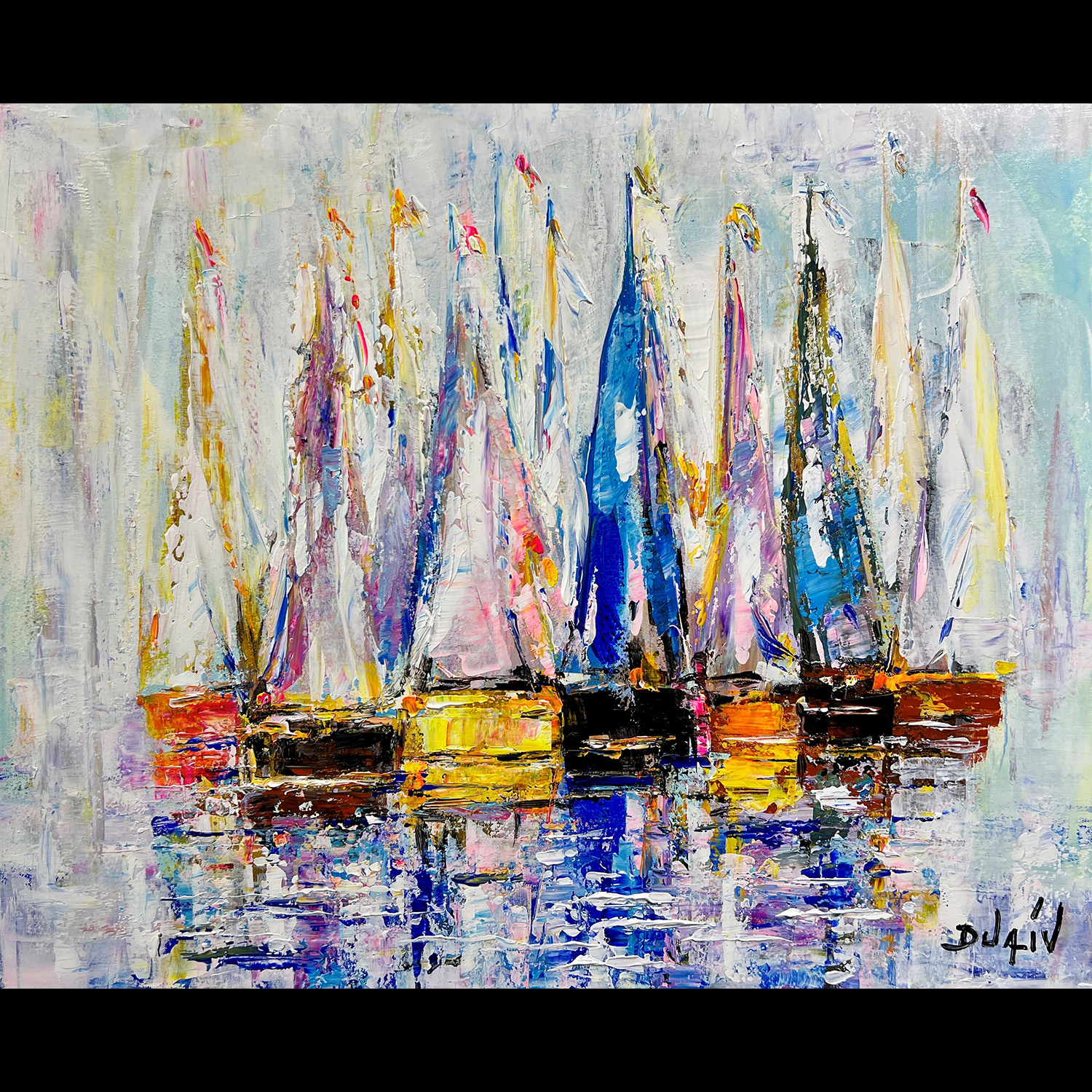 Eclats Blanc 20''x24''