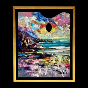 Palette Abstraite 19.5''x15.5''