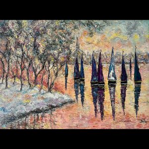 Hivernal Boats 38''x51''