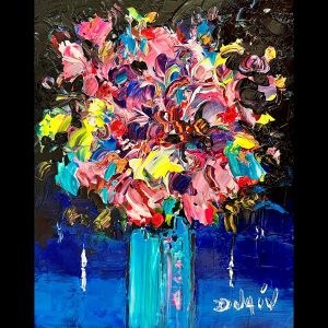 Black and Blue 10''x8''