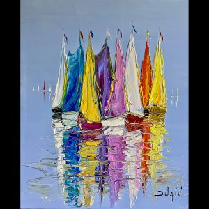 CLair de Bleu 24''x20'' - sold