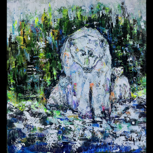 Alaska Bears 25''x23''