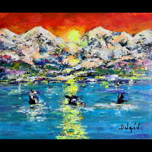 Alaska Evening 18''x21''