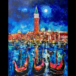 The Venice Moon 30''x24''