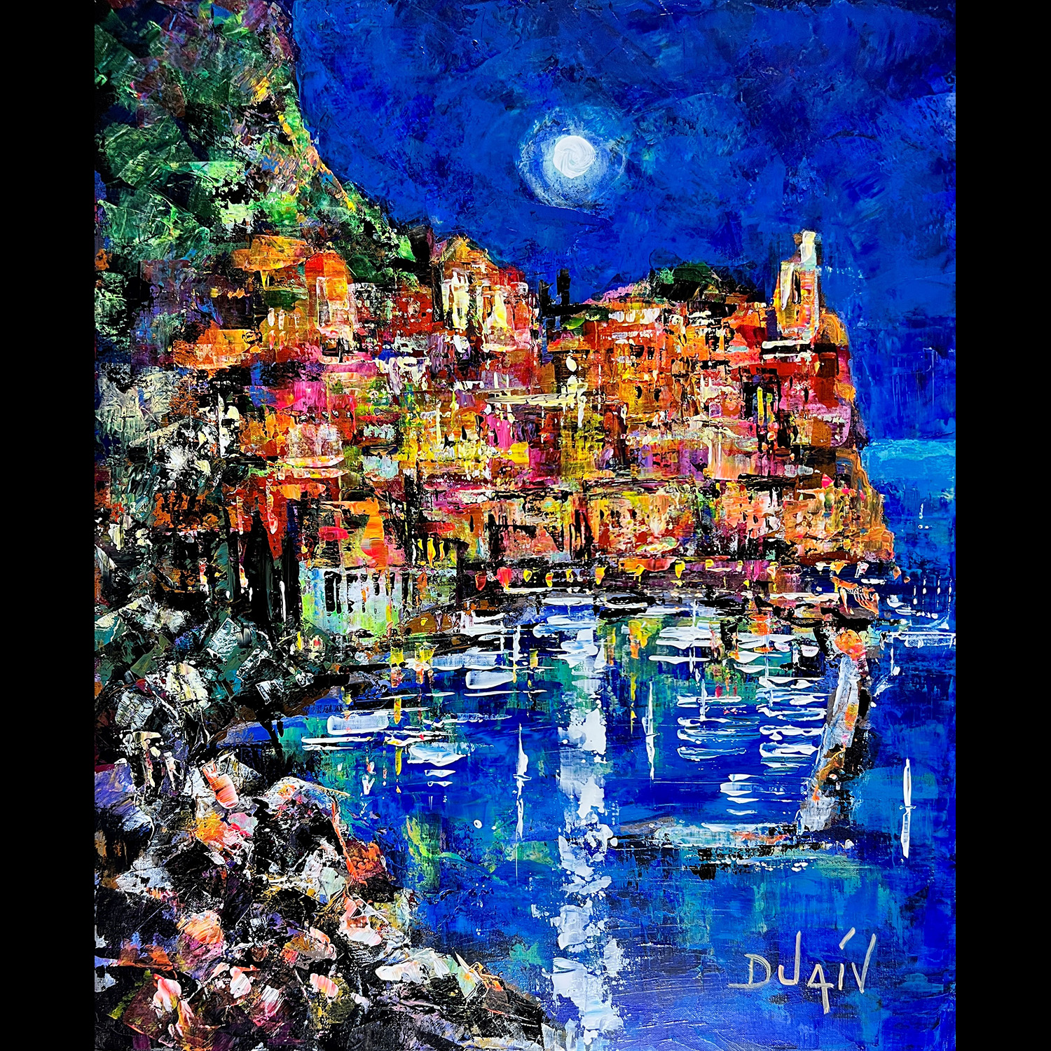 Italy Moon 24''x20''