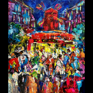 Soiree au Moulin Rouge 24''x20''