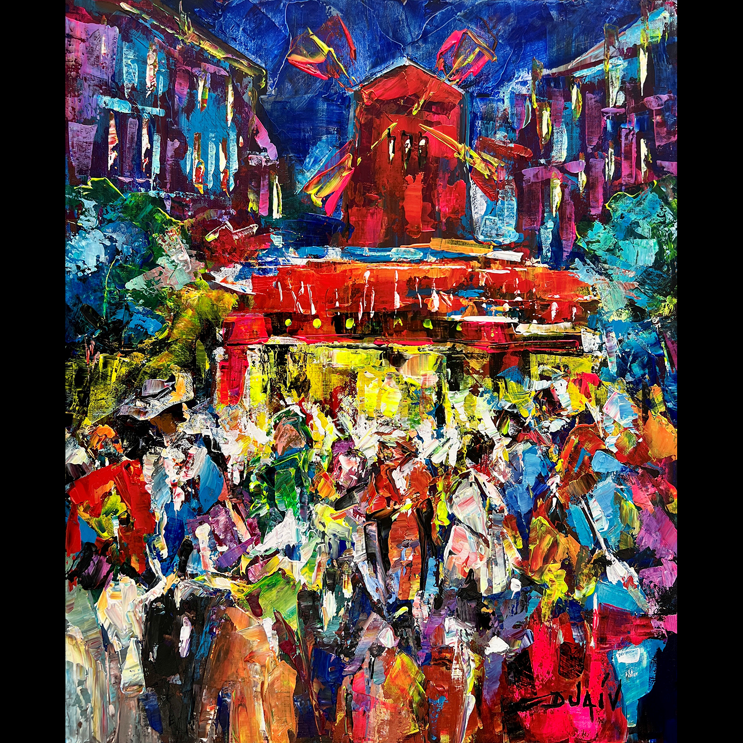 Soiree au Moulin Rouge 24''x20''