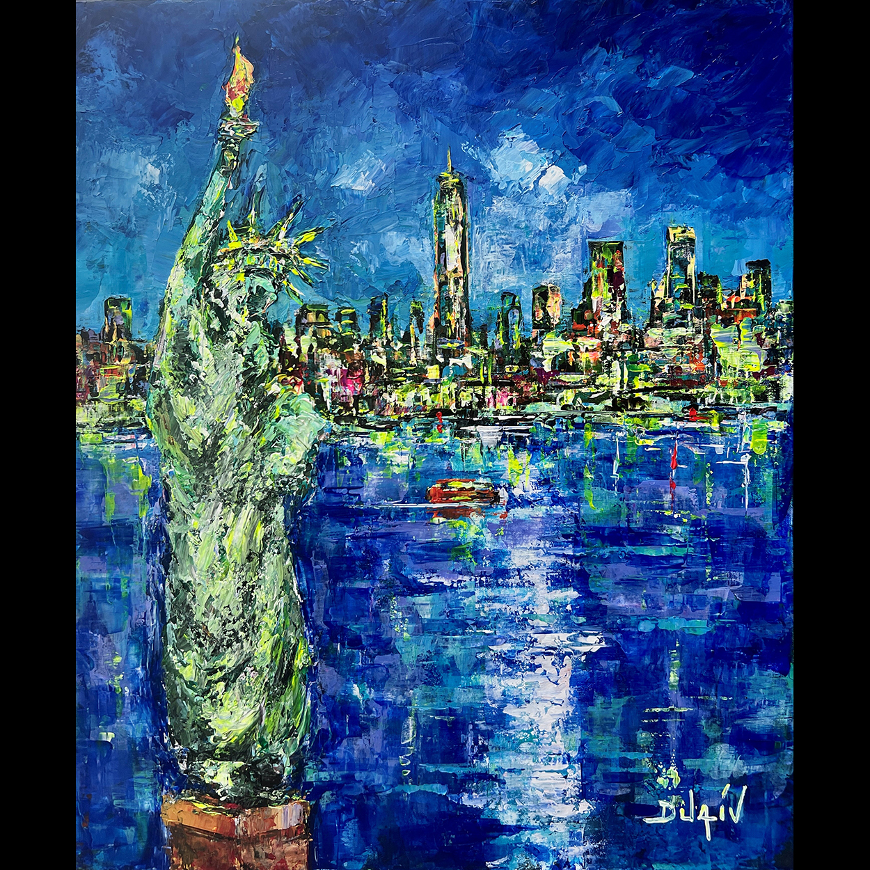 New York Light Night 24''x20''