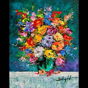 Vase Emeraude 10''x8''