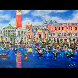 Venise et ses Gondoles 38''x48''