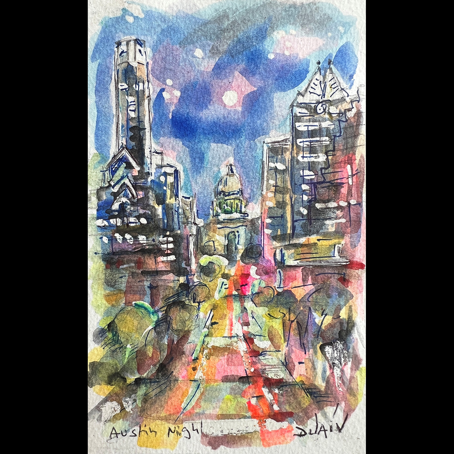 Austin Night 7''x4