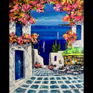 Cafe Grec 30''x24'