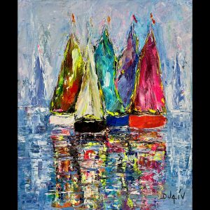 Le lache des Voiles 24''x20''