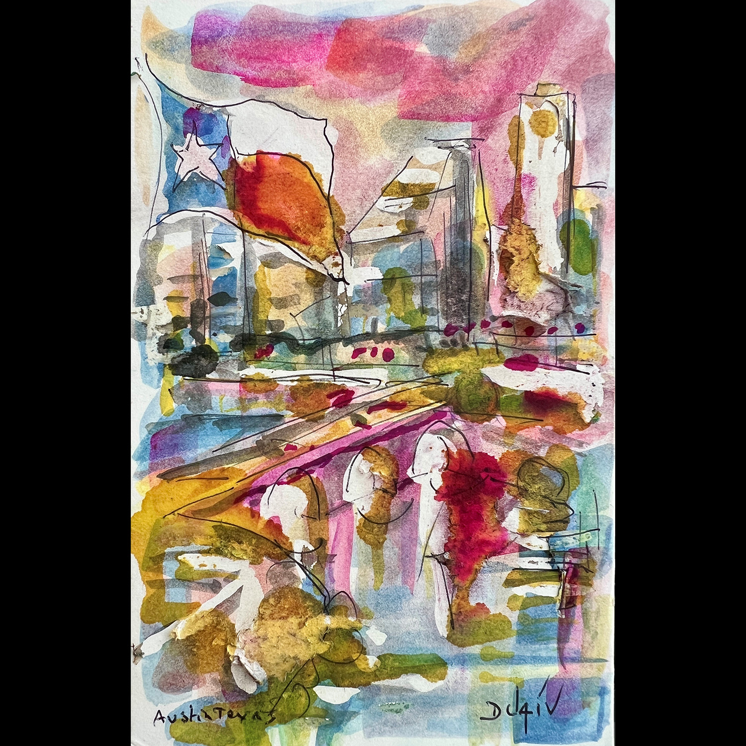 Austin Texas 7''x 4