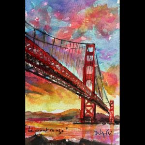 Le Pont Rouge 7''x4