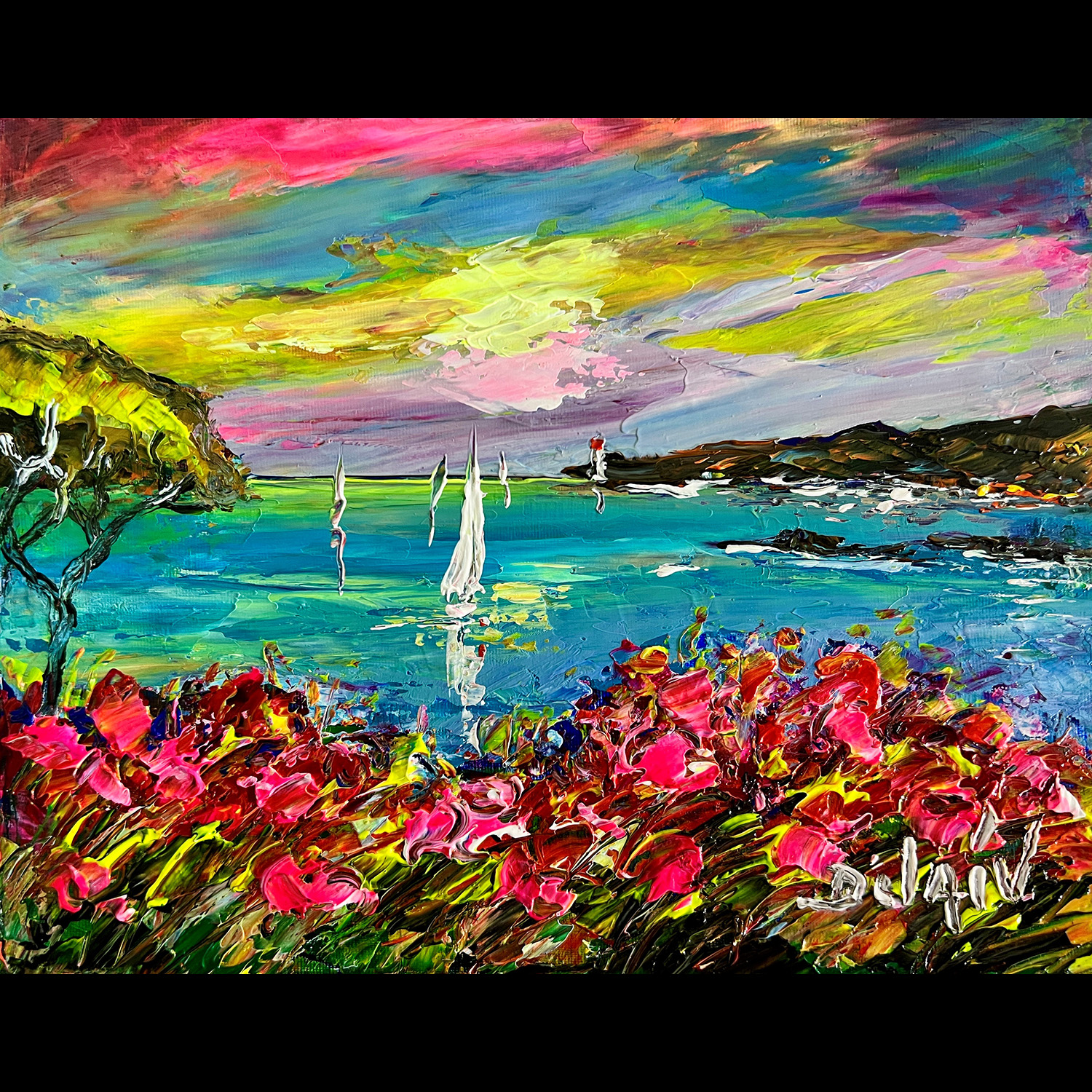 Italie Rose du Soir 8''x10''