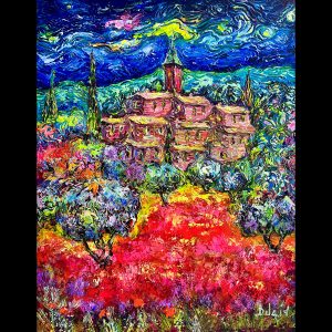 Village Colore de Van Gogh 28''x22''