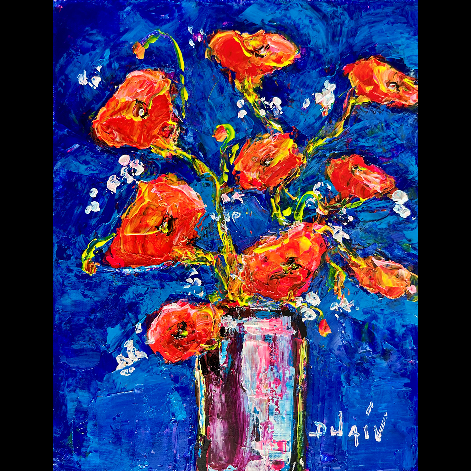 Coquelicots Evaporation 10'' x 8''