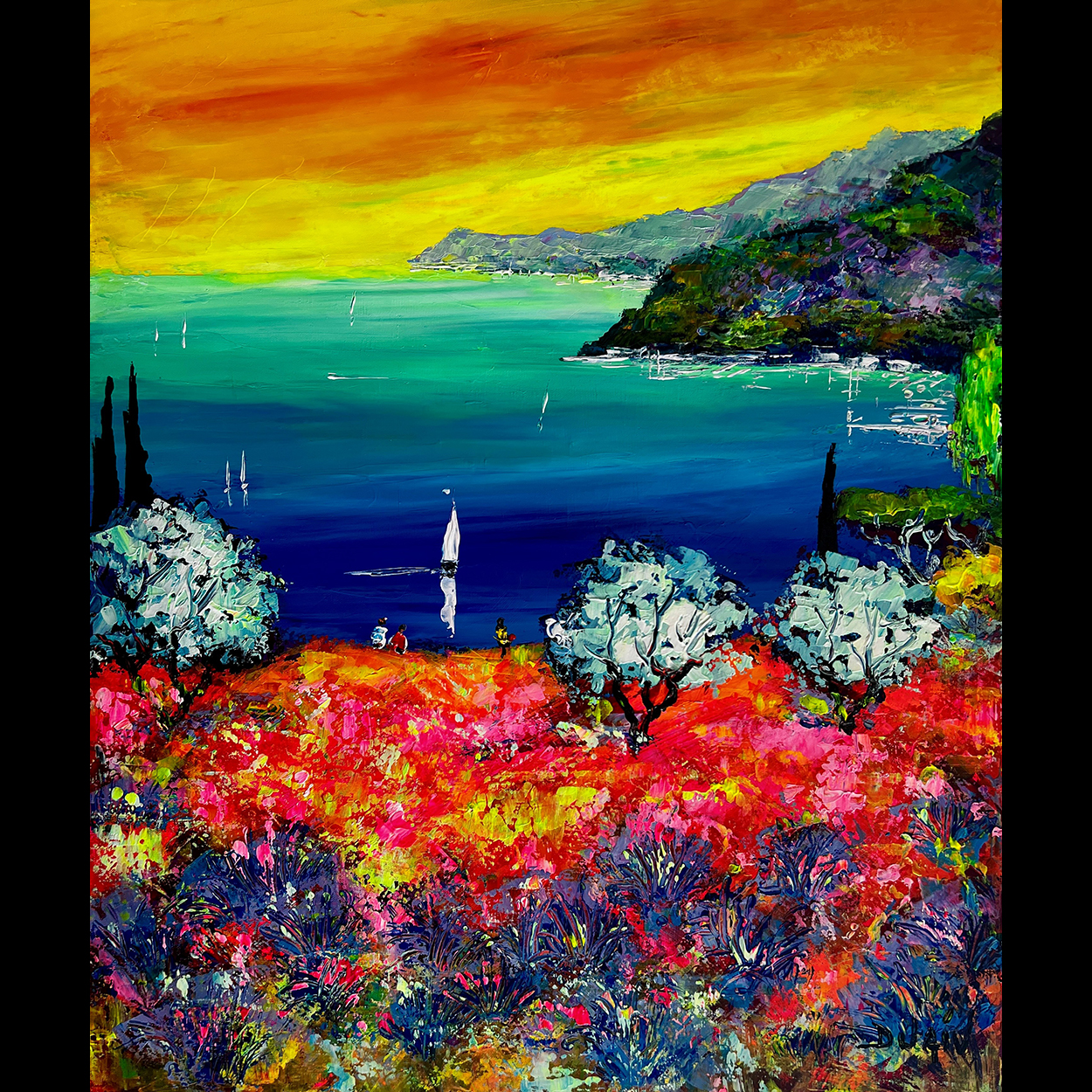 Pink and Lavenders 24'' x 20''