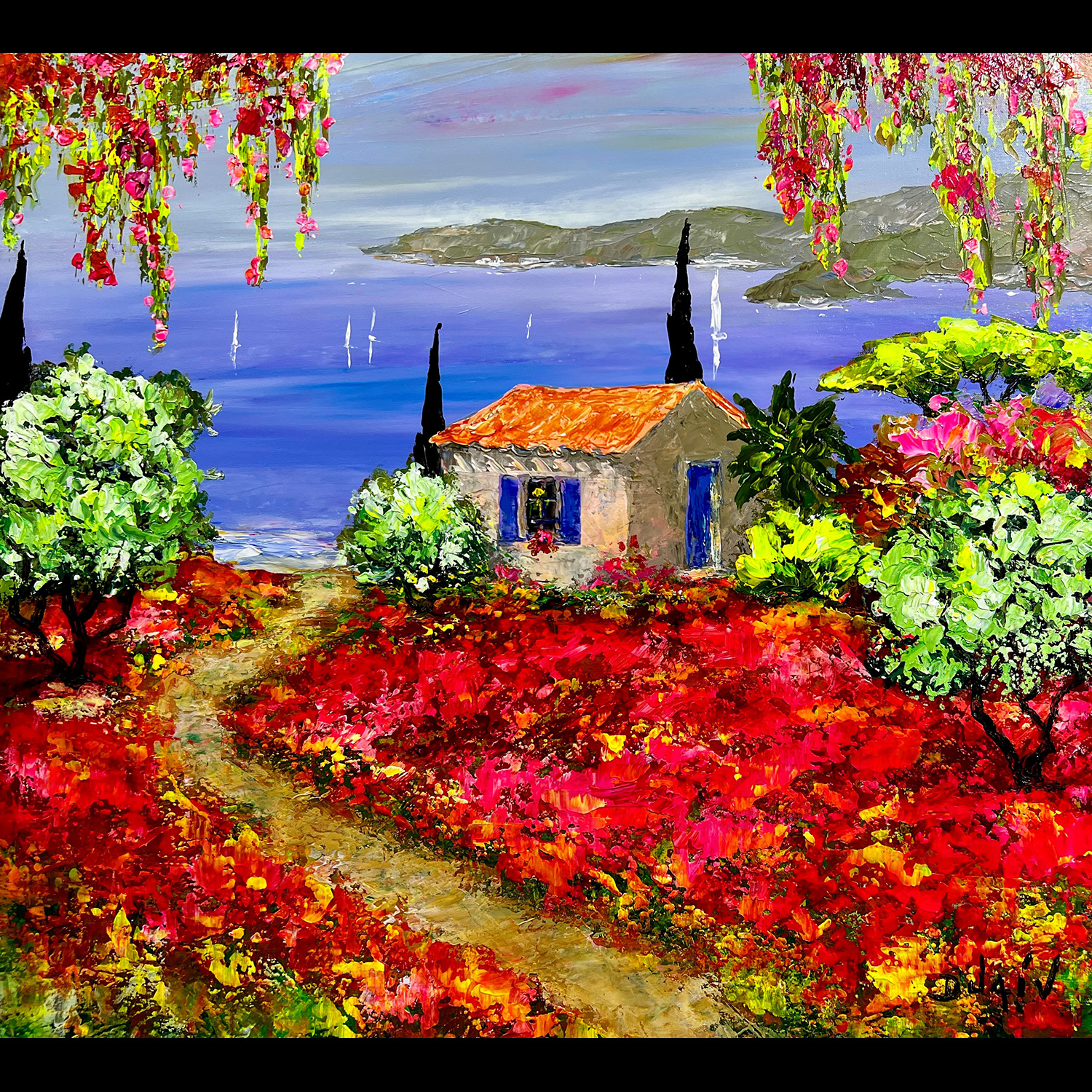 Provence Chant des Cigales 23''x25''