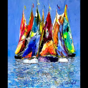 Coeur de Voiles 24''x20''