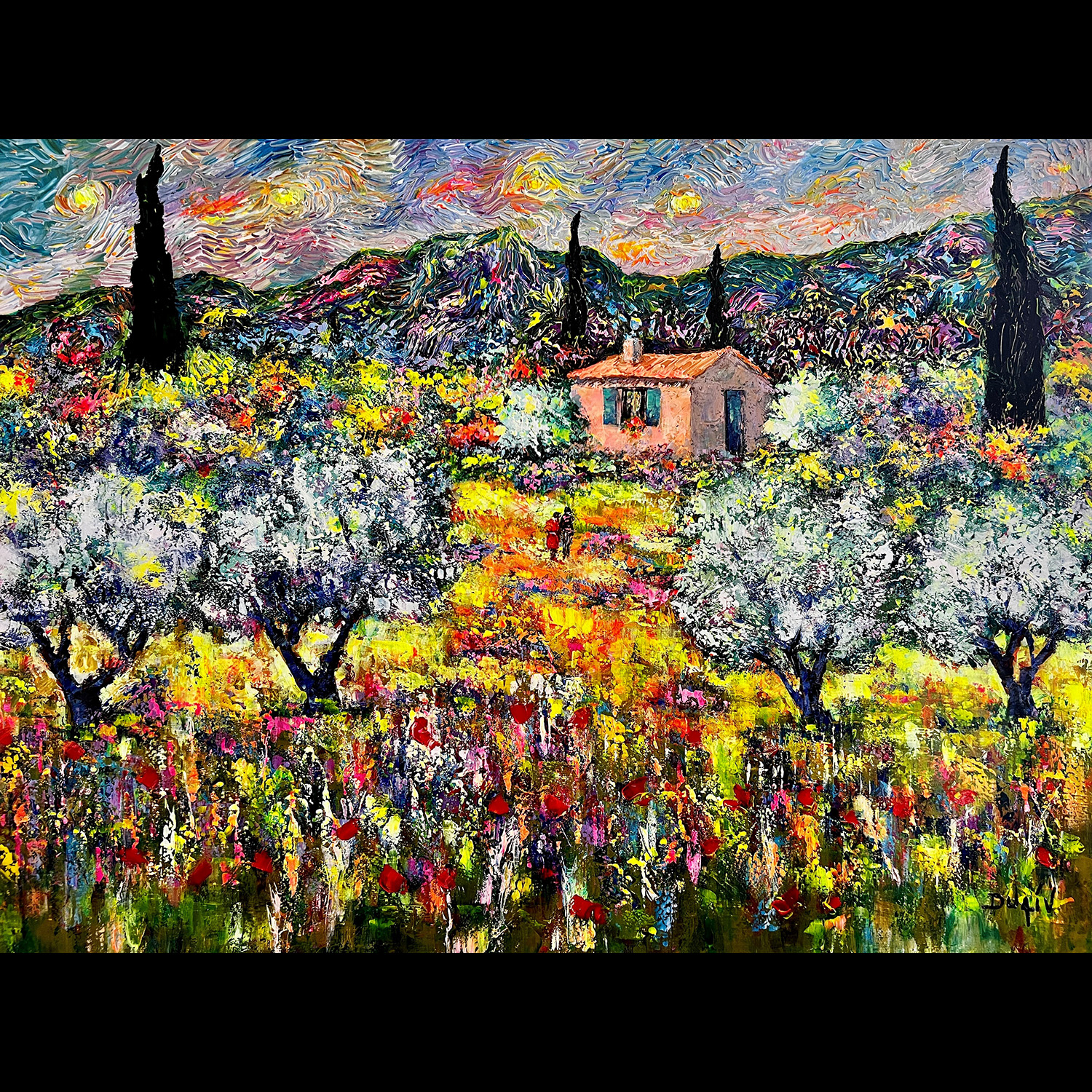 Sur les Traces de Van Gogh 38''x51''