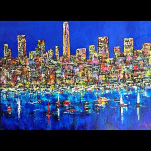 New York Lumieres 36''x48''