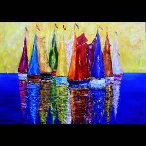 L Or des Voiles 60''x84''