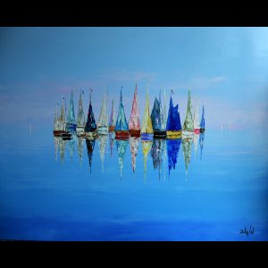 Les Voiles en Douceur 48''x60''