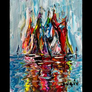 Voiles Vibrations 10''x8''