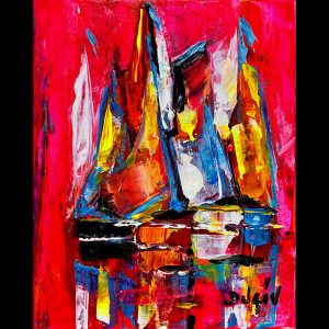 Fluorescence des Voiles 10''x8''