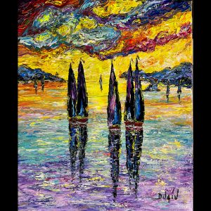 Les Voiles Harmonie 2 - 24''x20 ' - COMMISSION